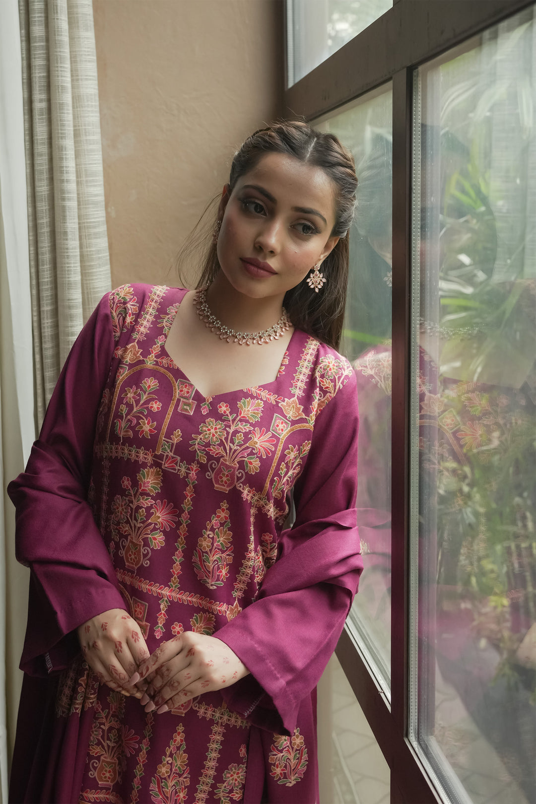 Kajol Jaal Embroidered Unstitched Suit