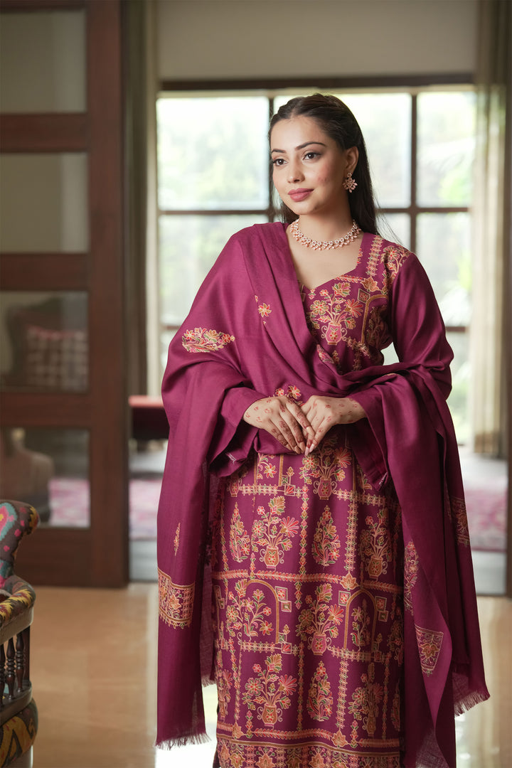 Kajol Jaal Embroidered Unstitched Suit