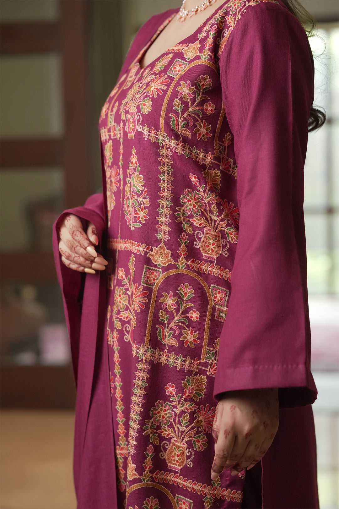 Kajol Jaal Embroidered Unstitched Suit