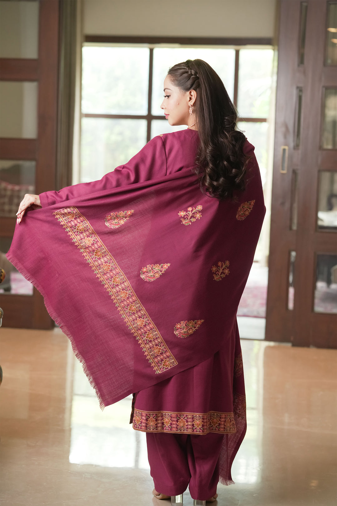 Kajol Jaal Embroidered Unstitched Suit