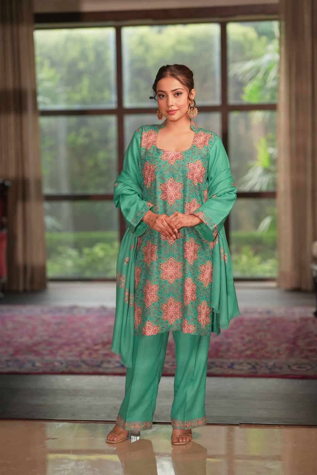 Twinkle Buti Embroidered Unstitched Suit