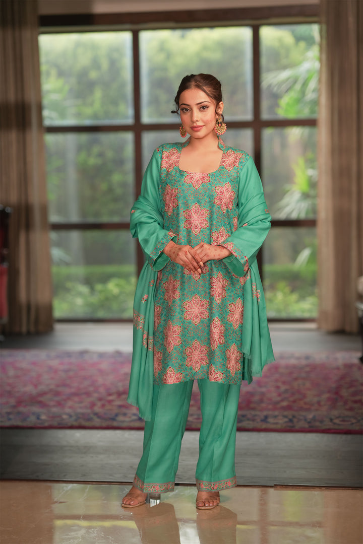 Twinkle Buti Embroidered Unstitched Suit