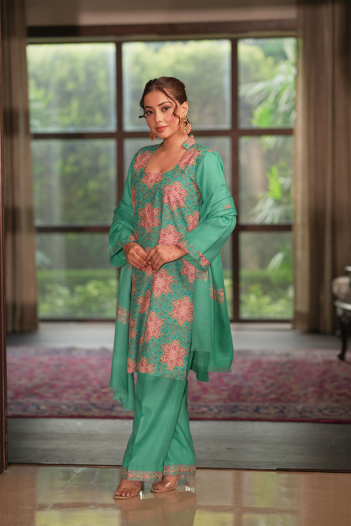 Twinkle Buti Embroidered Unstitched Suit