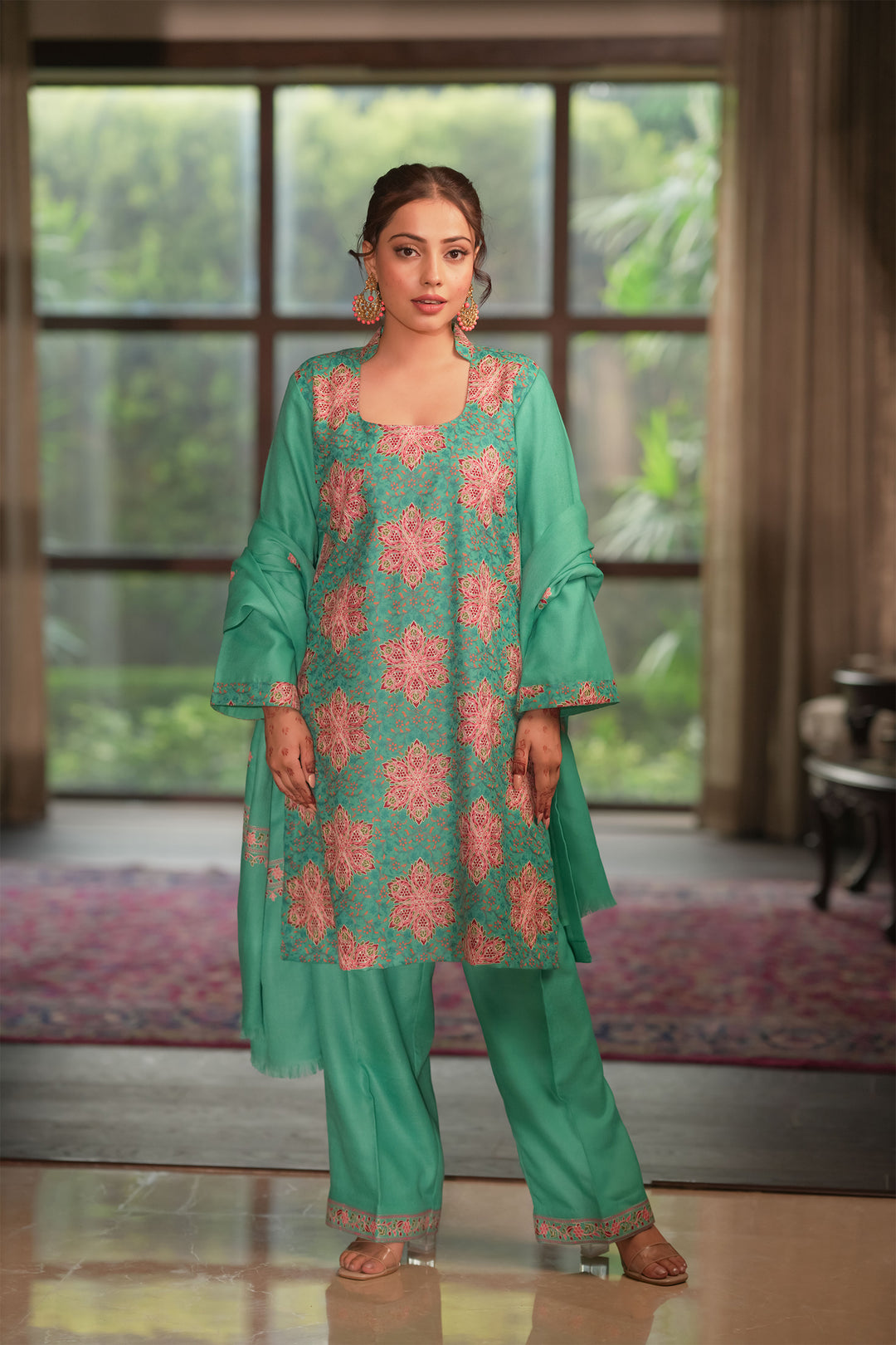 Twinkle Buti Embroidered Unstitched Suit