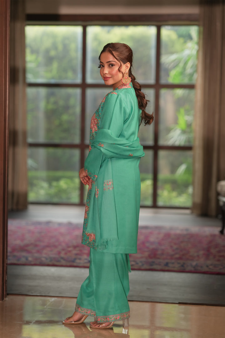 Twinkle Buti Embroidered Unstitched Suit