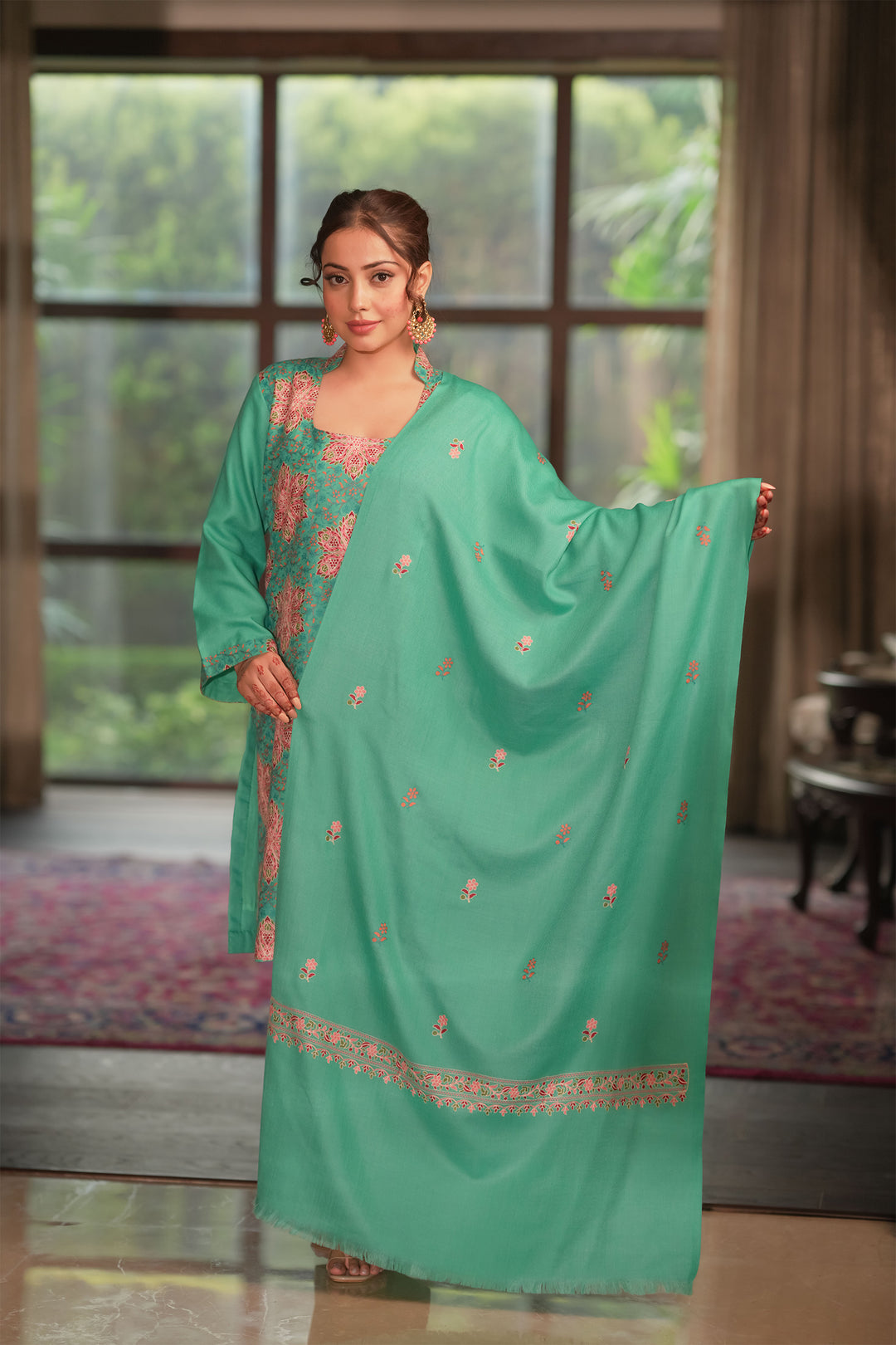 Twinkle Buti Embroidered Unstitched Suit