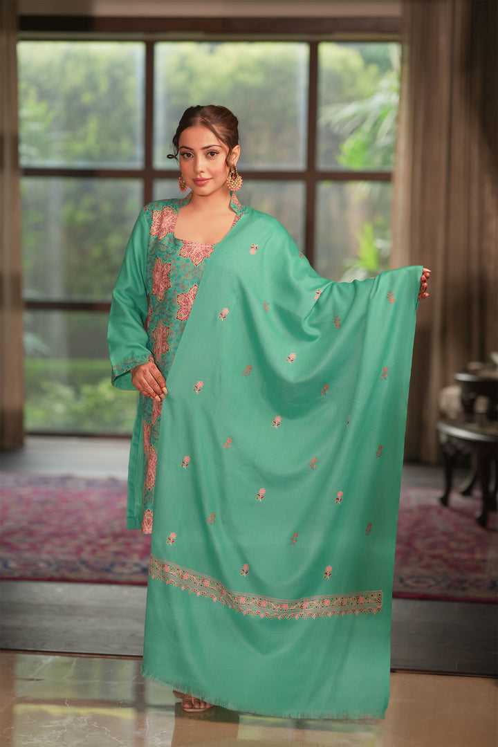 Twinkle Buti Embroidered Unstitched Suit