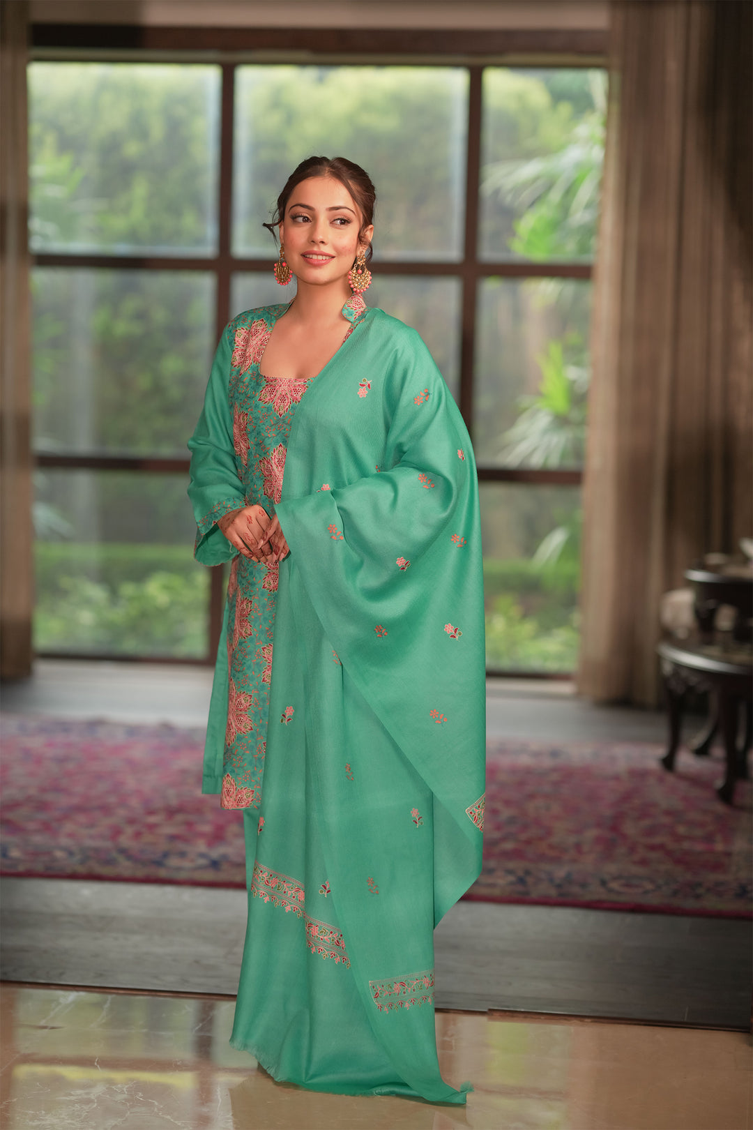 Twinkle Buti Embroidered Unstitched Suit