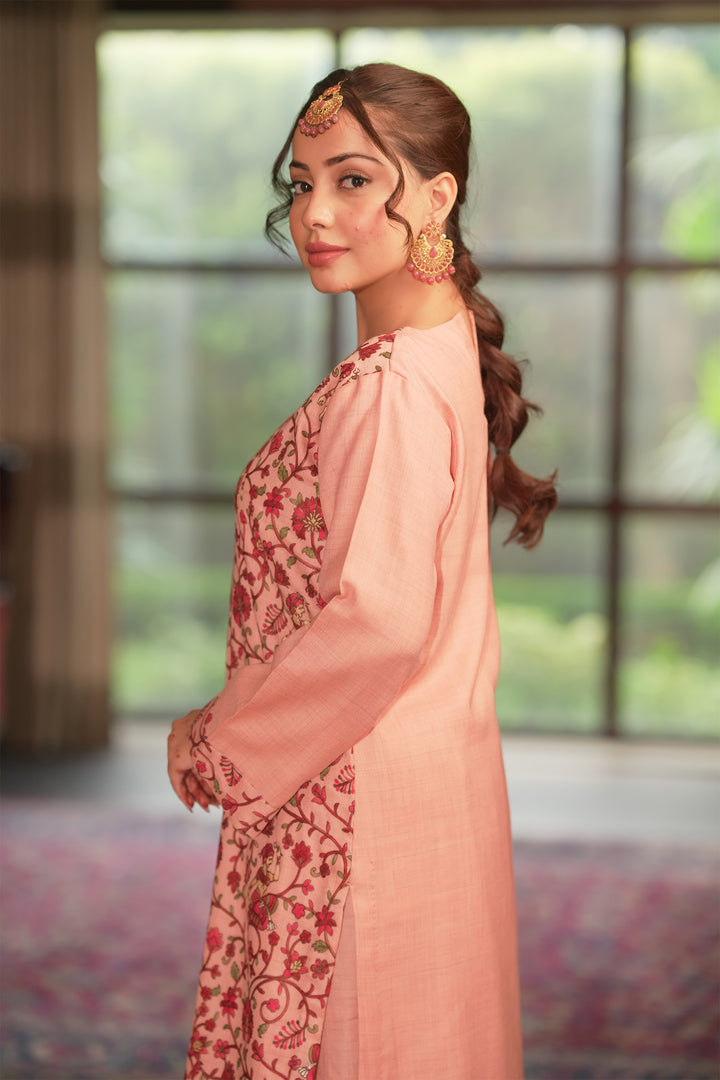Karishma Figurative Jaal Embroidered Unstitched Suit