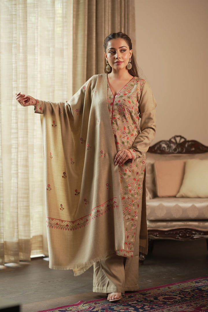 Anushka Embroidered Unstitched Suit