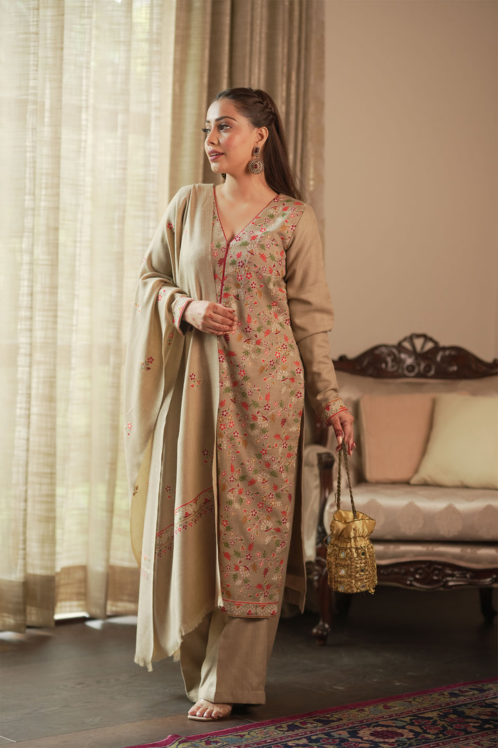 Anushka Embroidered Unstitched Suit