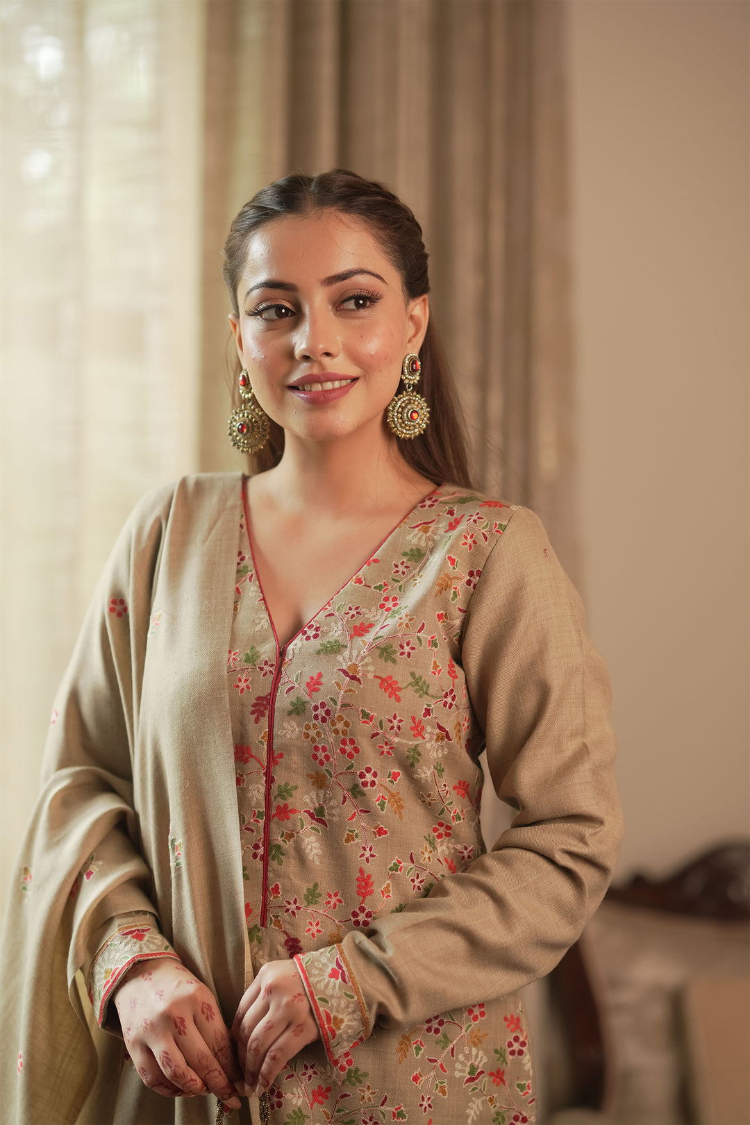 Anushka Embroidered Unstitched Suit