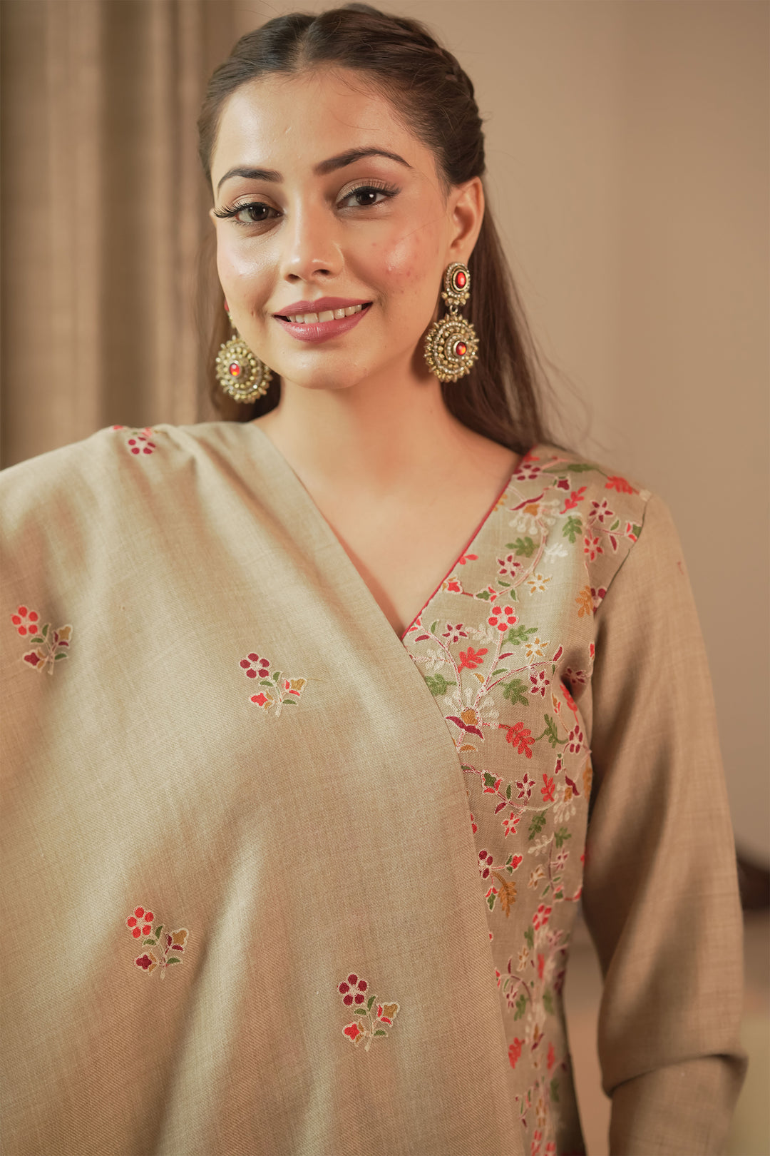Anushka Embroidered Unstitched Suit
