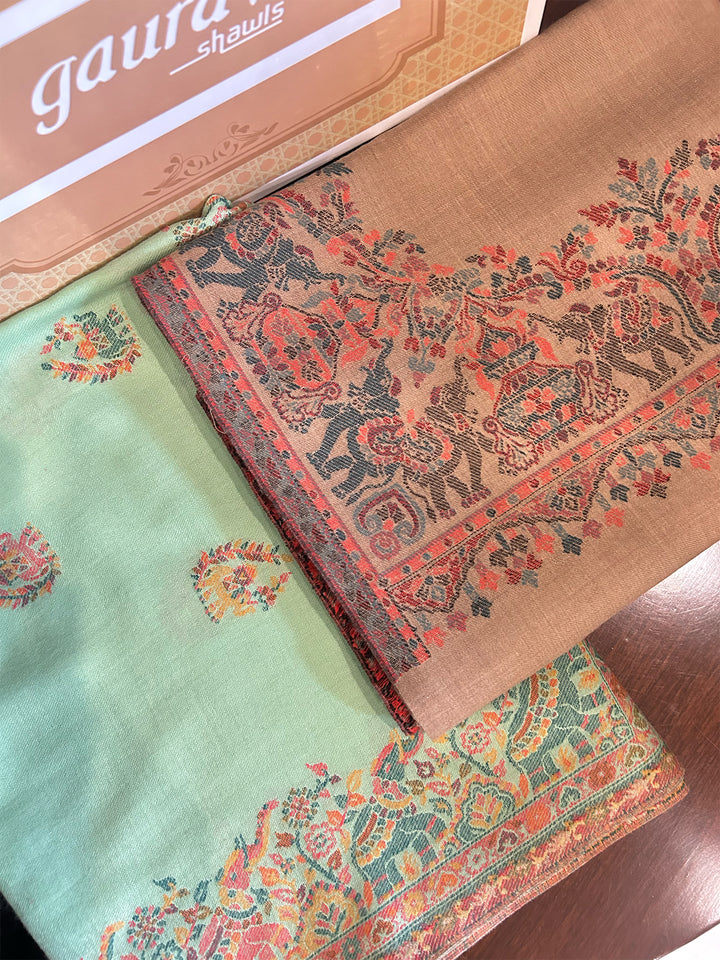 Traditional Kani His & Her Shawl Set