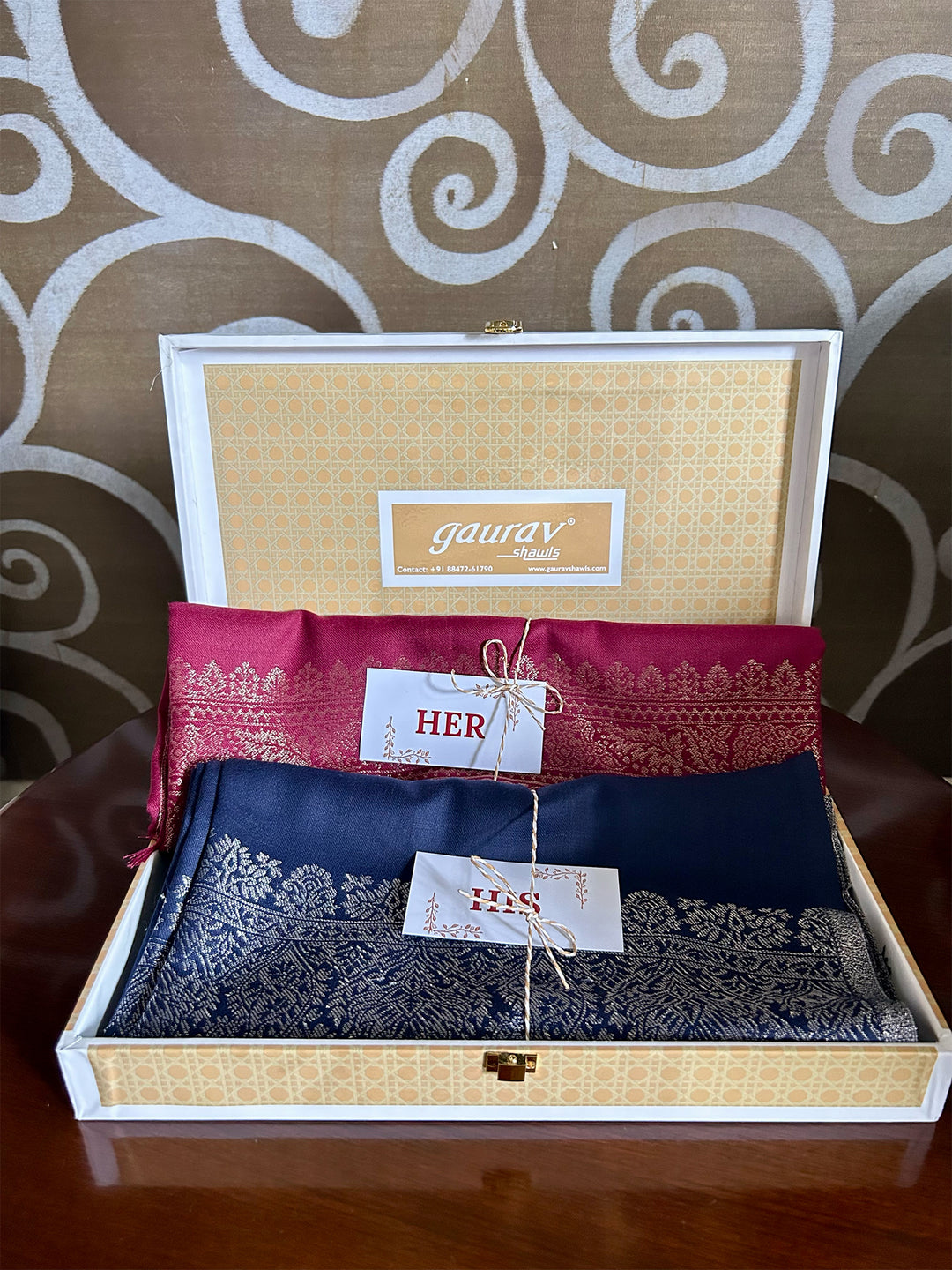 Zari Border Design - His & Her Set