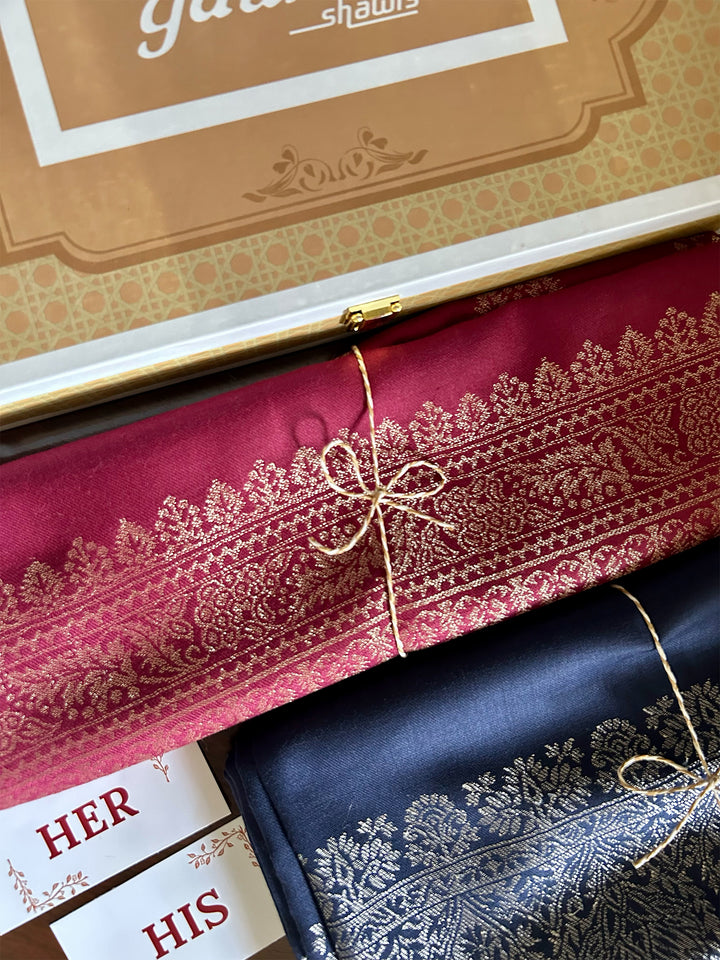 Zari Border Design - His & Her Set