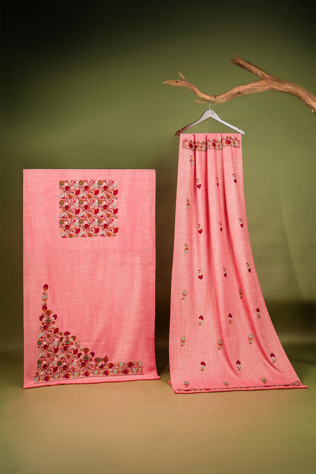 Aatika Embroidered Unstitched Suit With Sleeve Design