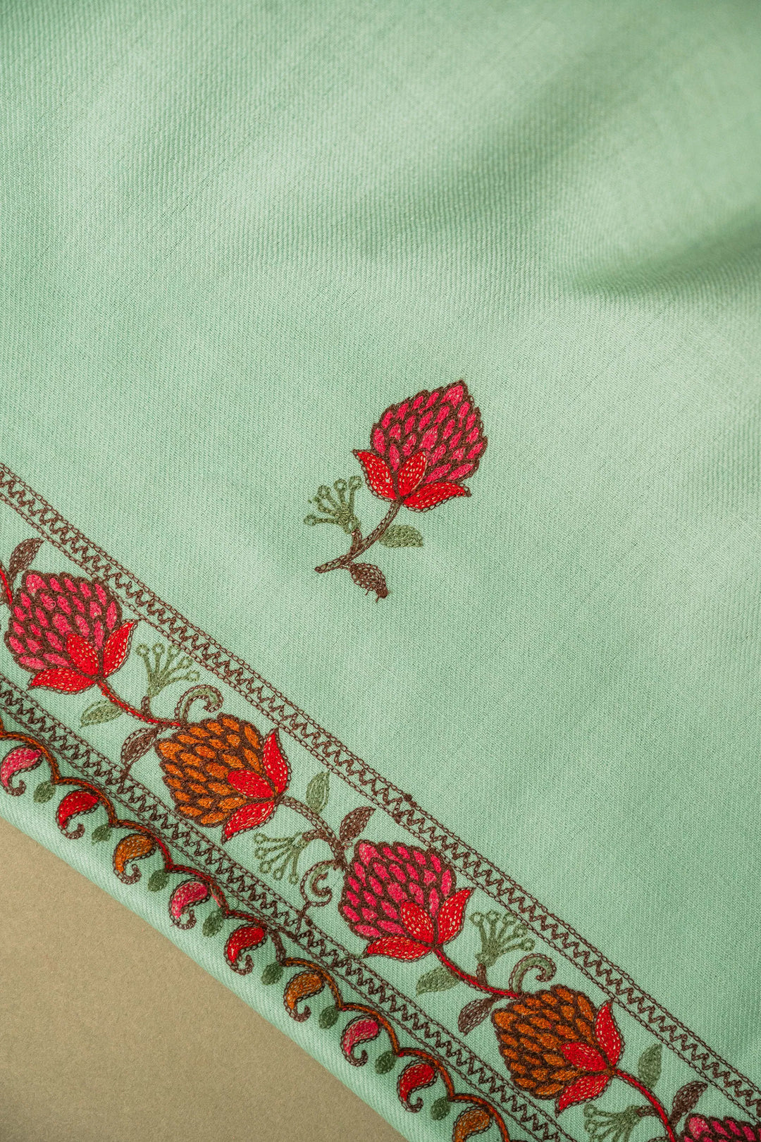 Aatika Embroidered Unstitched Suit With Sleeve Design