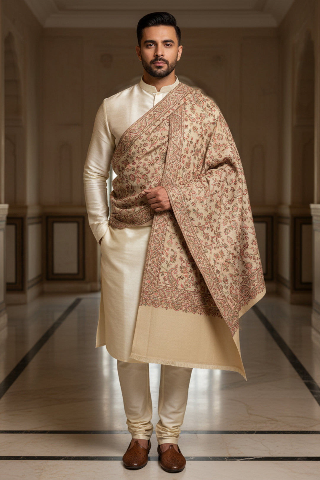 Kani Jaal Shawl for Men