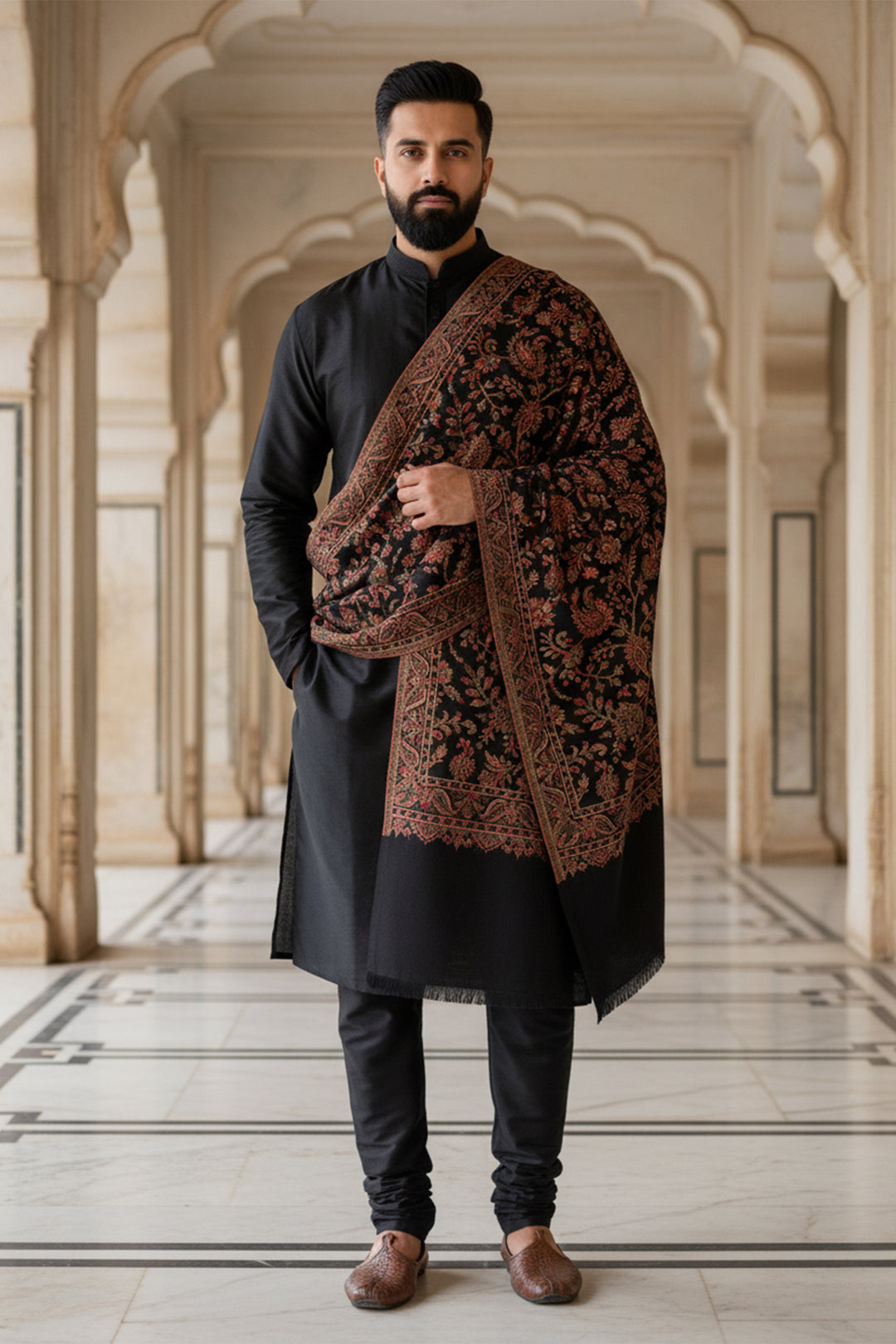 Kani Jaal Shawl for Men