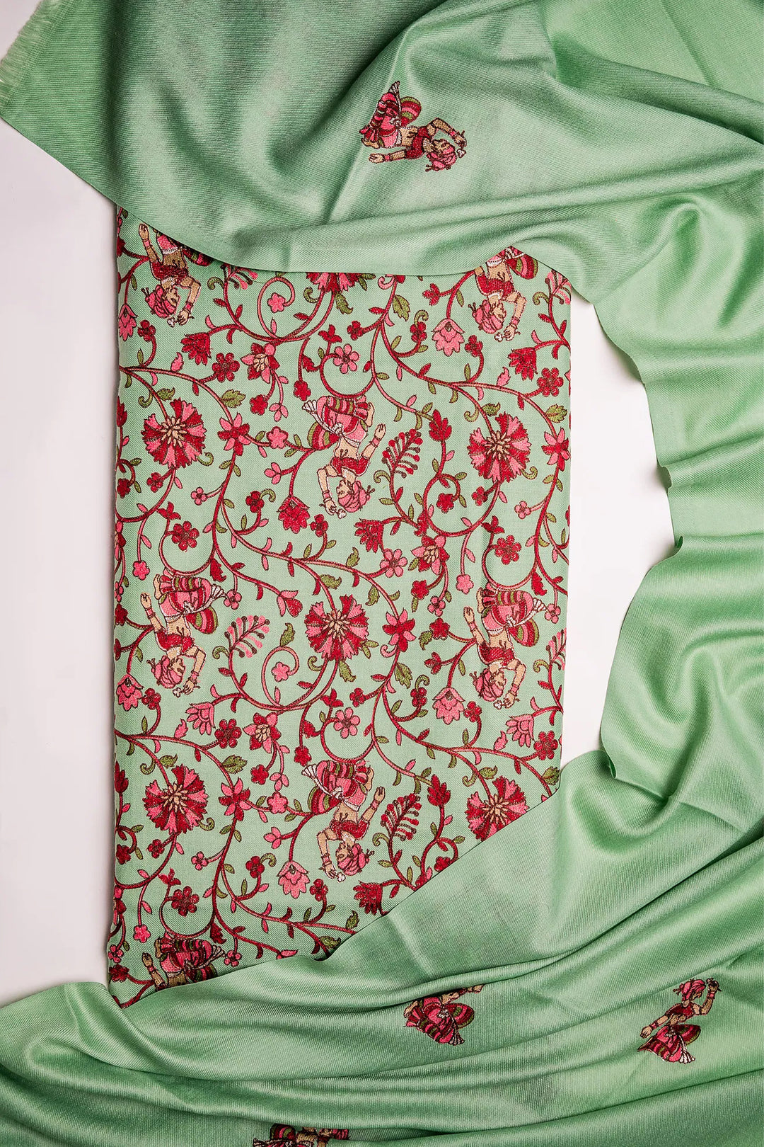 Karishma Figurative Jaal Embroidered Unstitched Suit