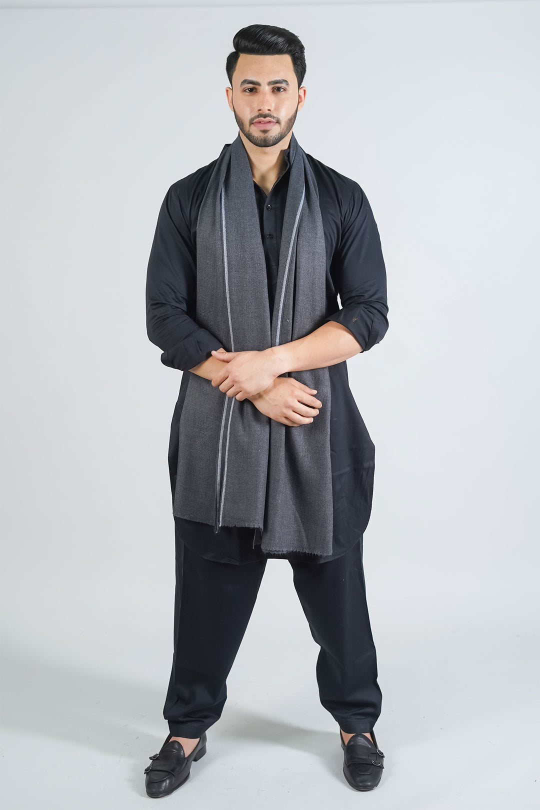 Khadi Dobby Weave Stole