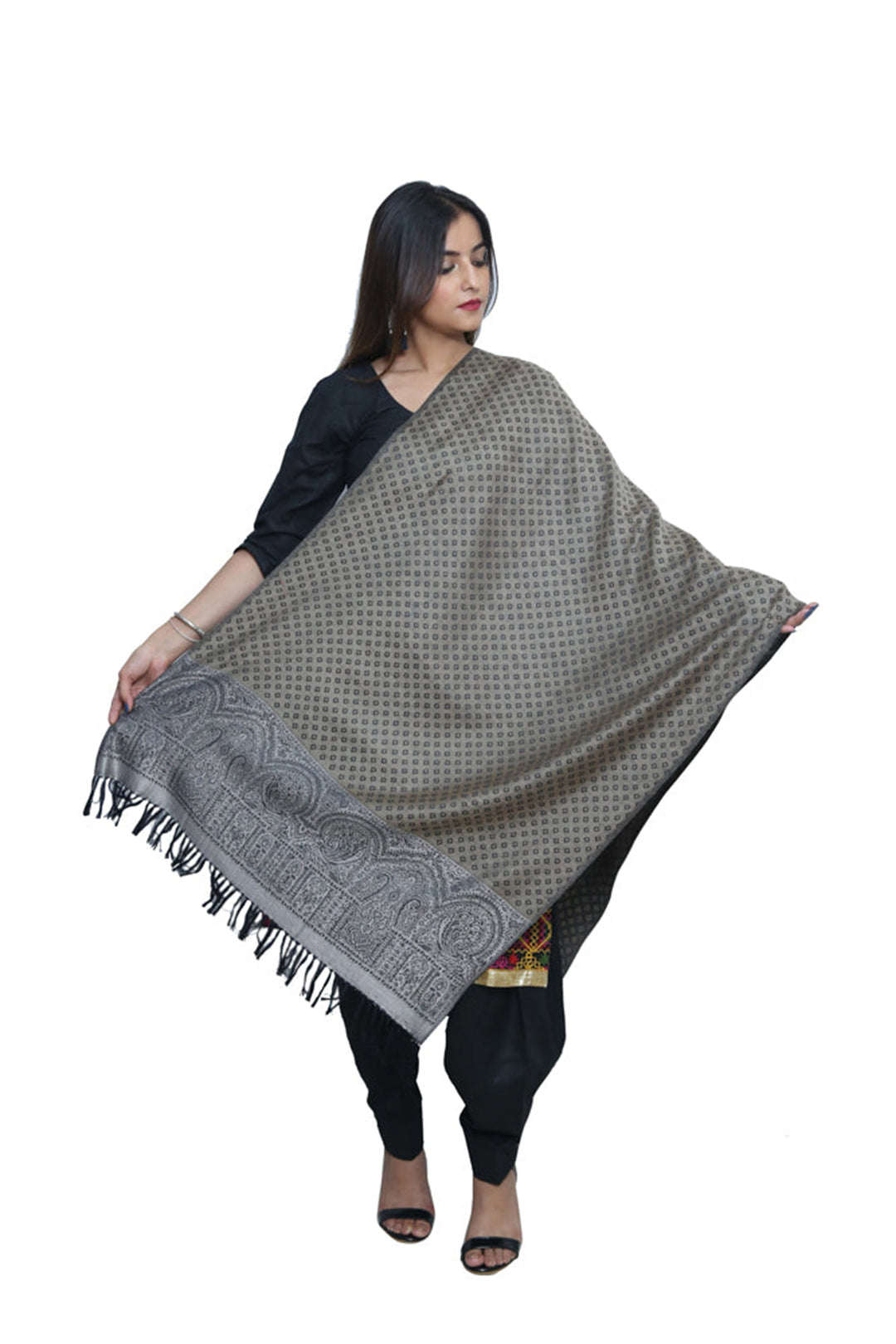 Modern Palla Stole - Dual Design