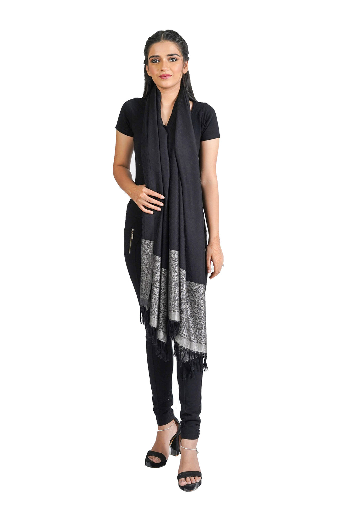 Modern Palla Stole - Dual Design