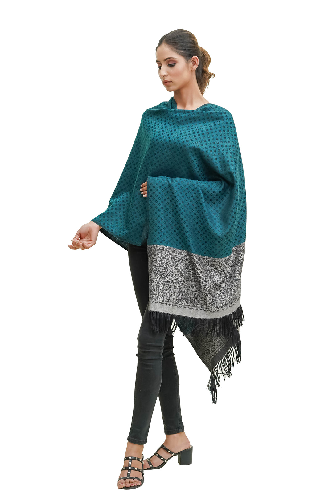 Modern Palla Stole - Dual Design