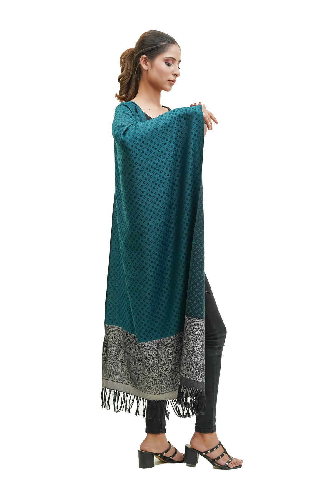 Modern Palla Stole - Dual Design