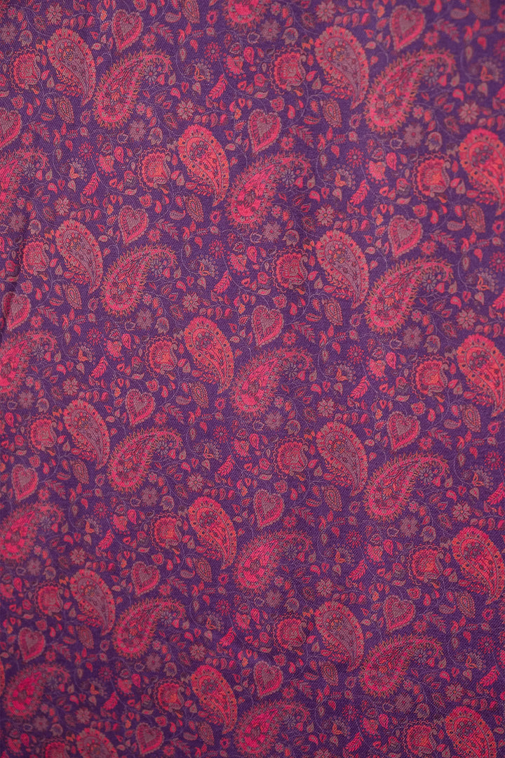 Panel Style Unstitched Suit With Reversible Dupatta