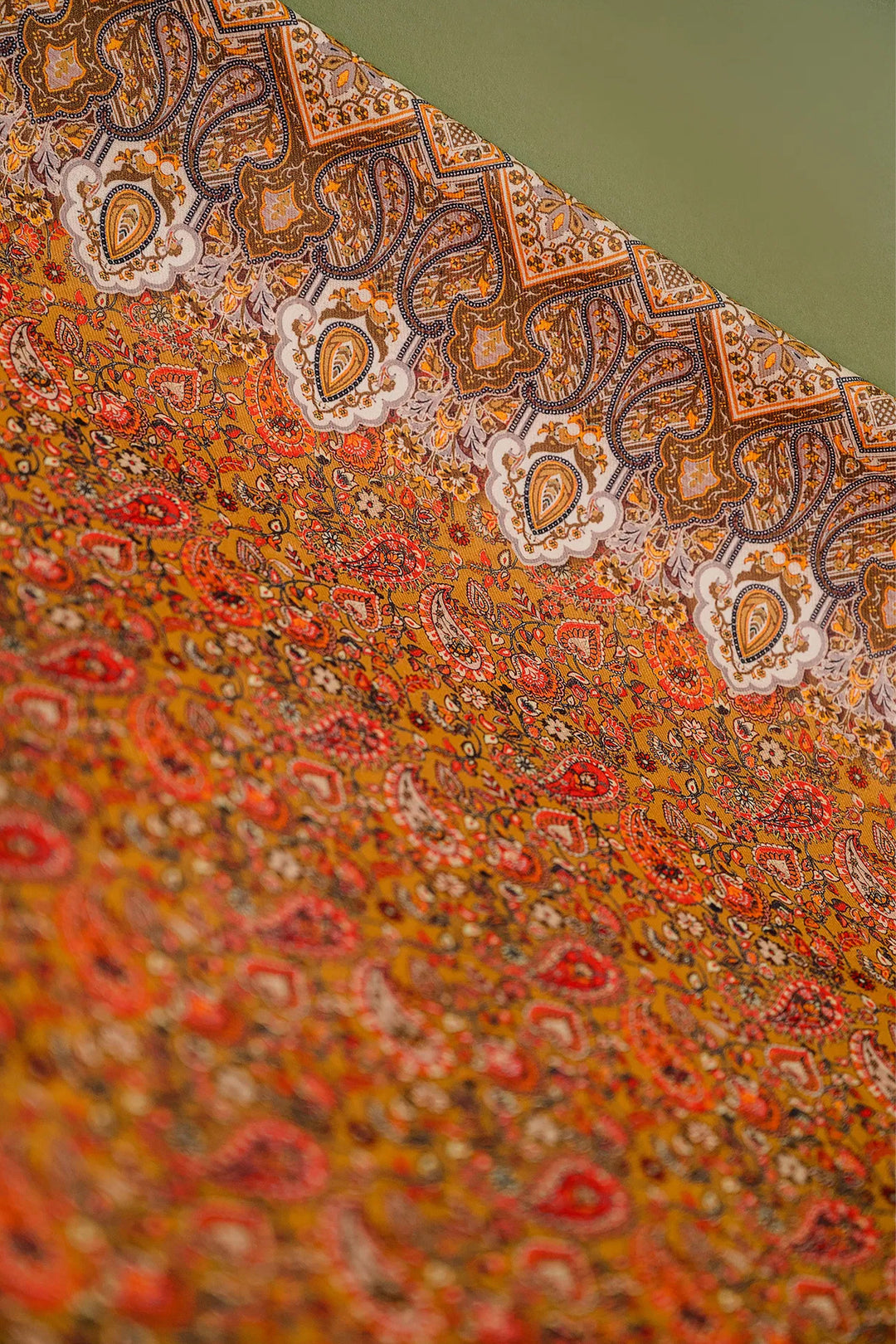 Panel Style Unstitched Suit With Reversible Dupatta