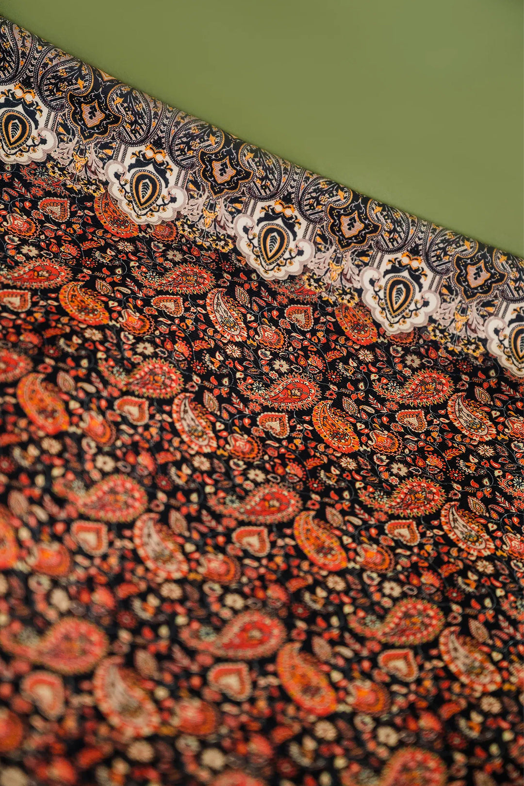 Panel Style Unstitched Suit With Reversible Dupatta