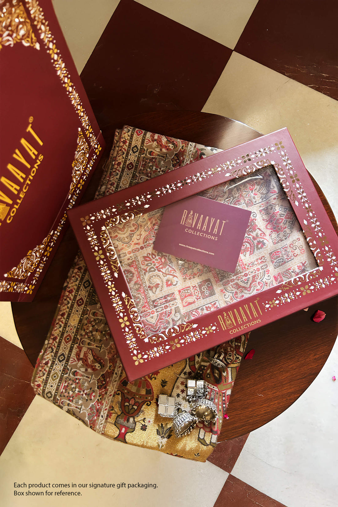 Priyanka Jaal Embroidered Unstitched Suit With Jaal Dupatta