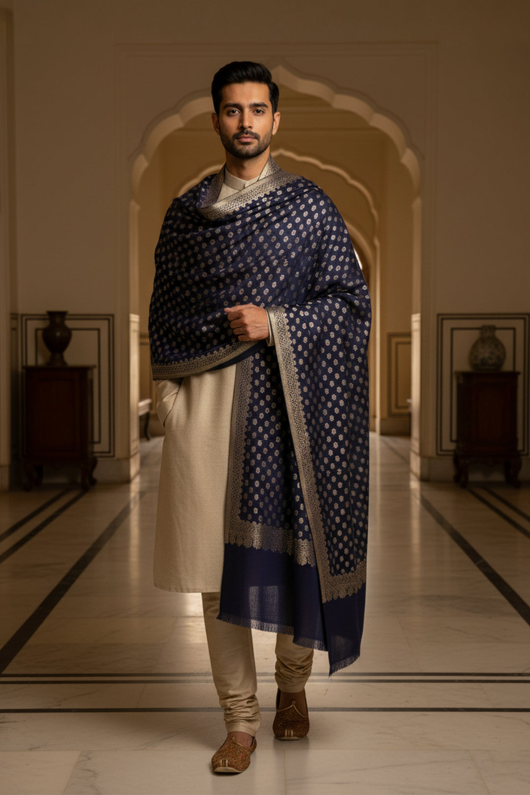 Zari Jaal Shawl for Men