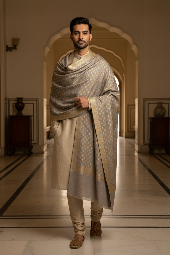 Zari Jaal Shawl for Men