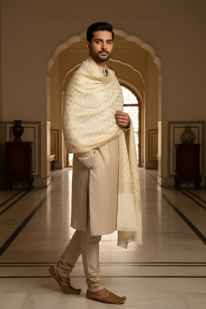 Zari Jaal Shawl for Men