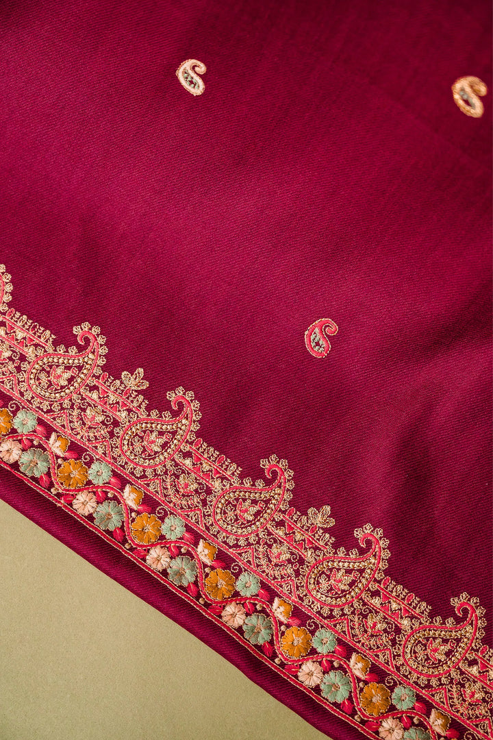 Aishwarya Zari Jaal Embroidered Unstitched Suit