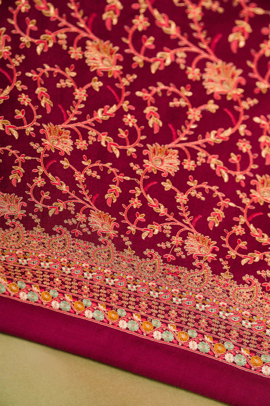 Aishwarya Zari Jaal Embroidered Unstitched Suit