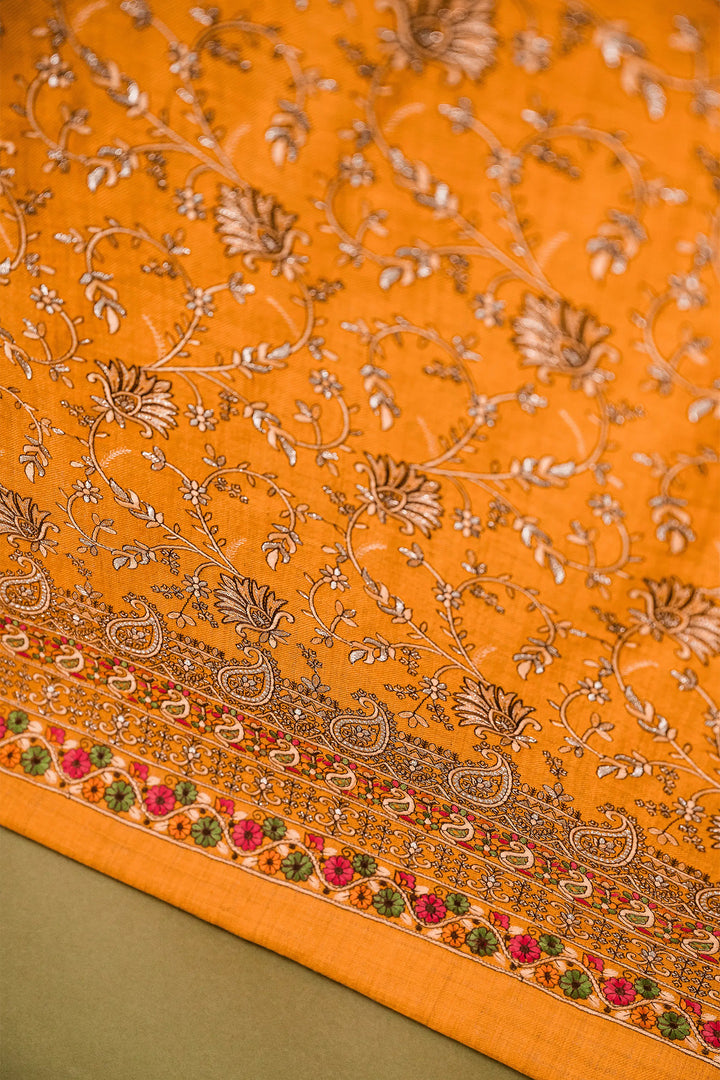 Aishwarya Zari Jaal Embroidered Unstitched Suit