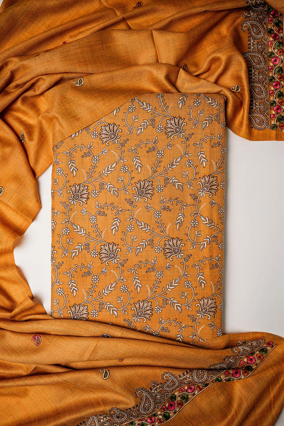 Aishwarya Zari Jaal Embroidered Unstitched Suit