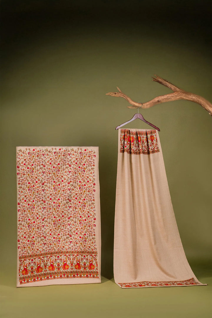 Deepika Figurative Jaal Embroidered Unstitched Suit