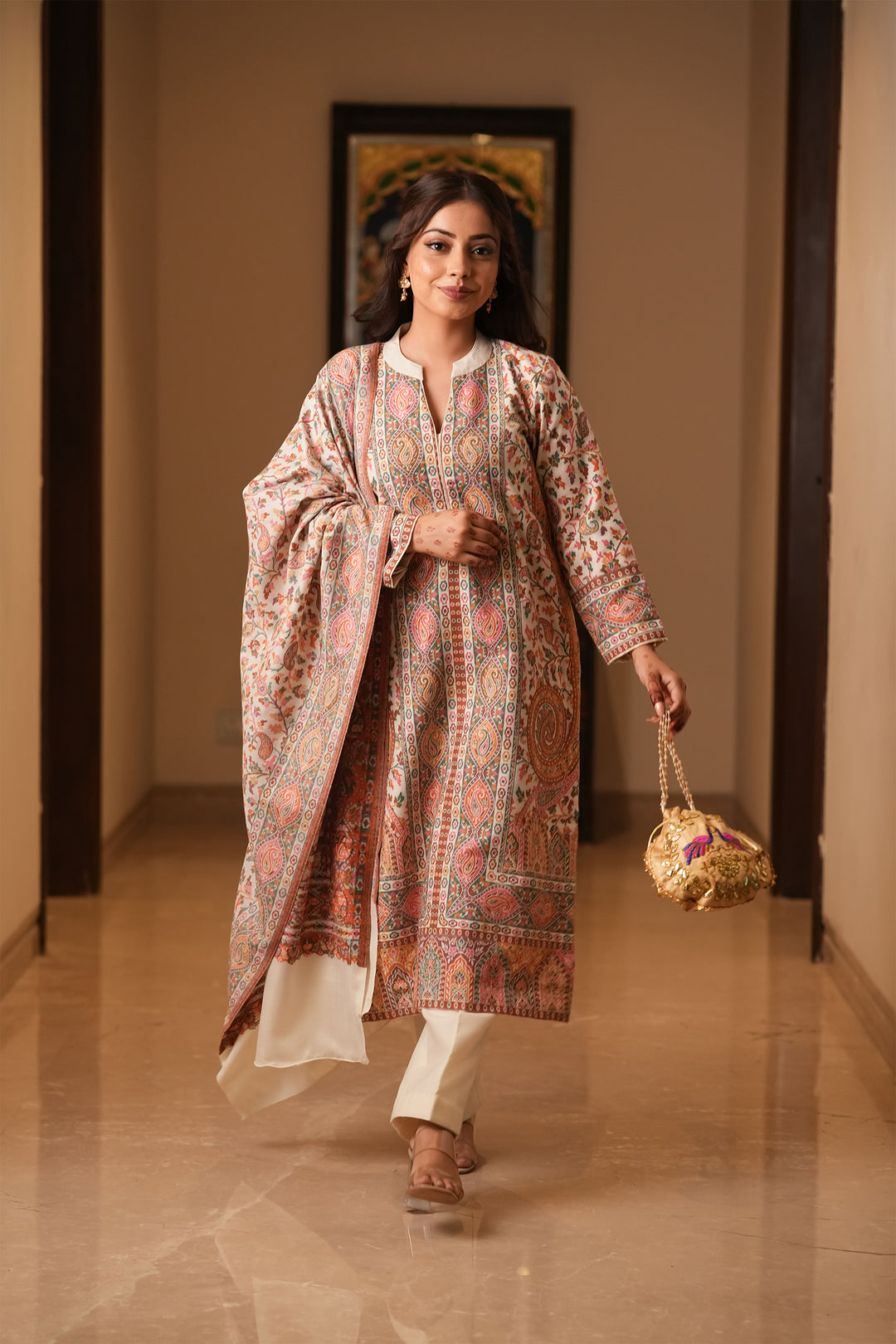 Kani Jaal Unstitched Suit