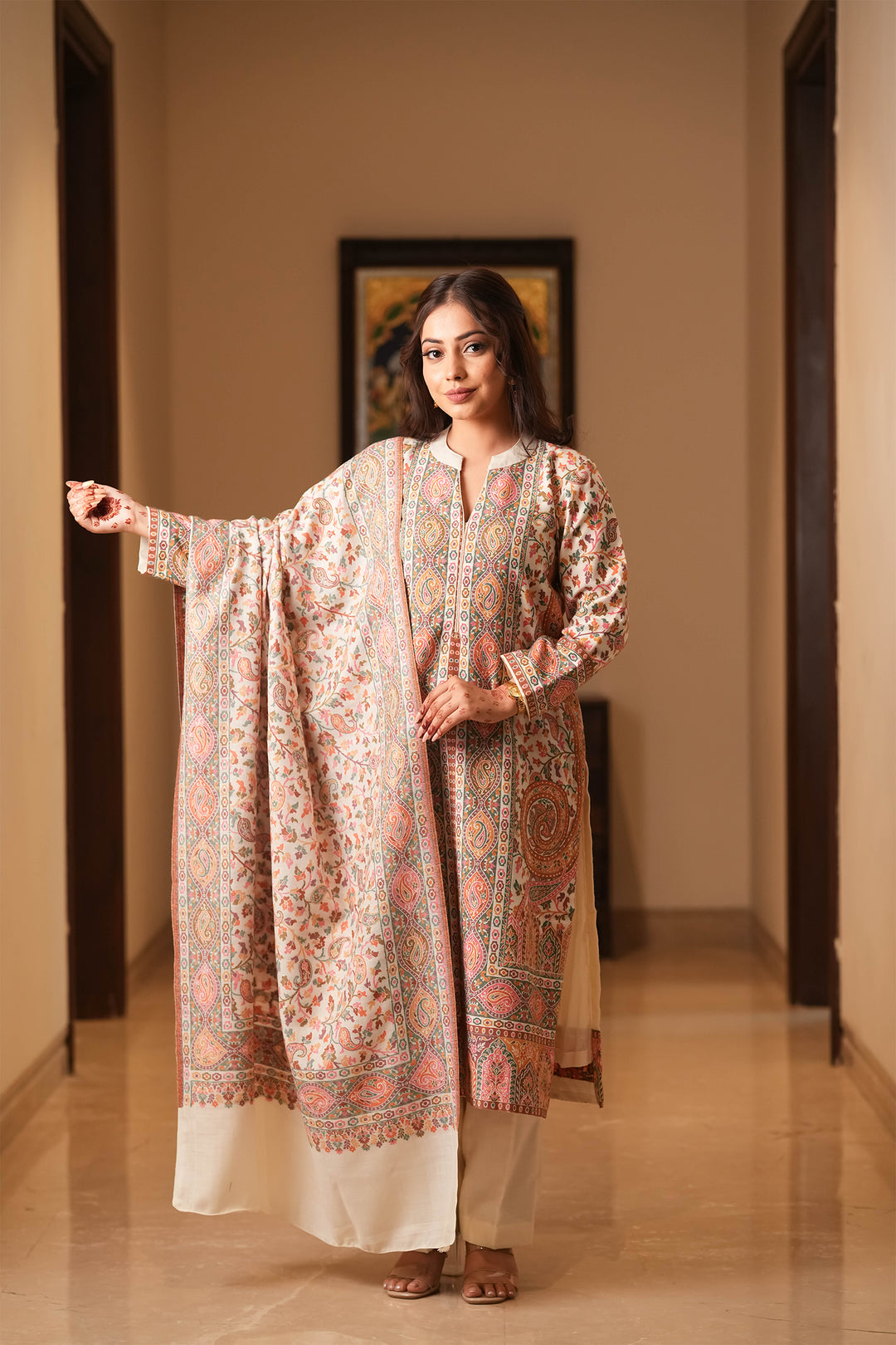 Kani Jaal Unstitched Suit