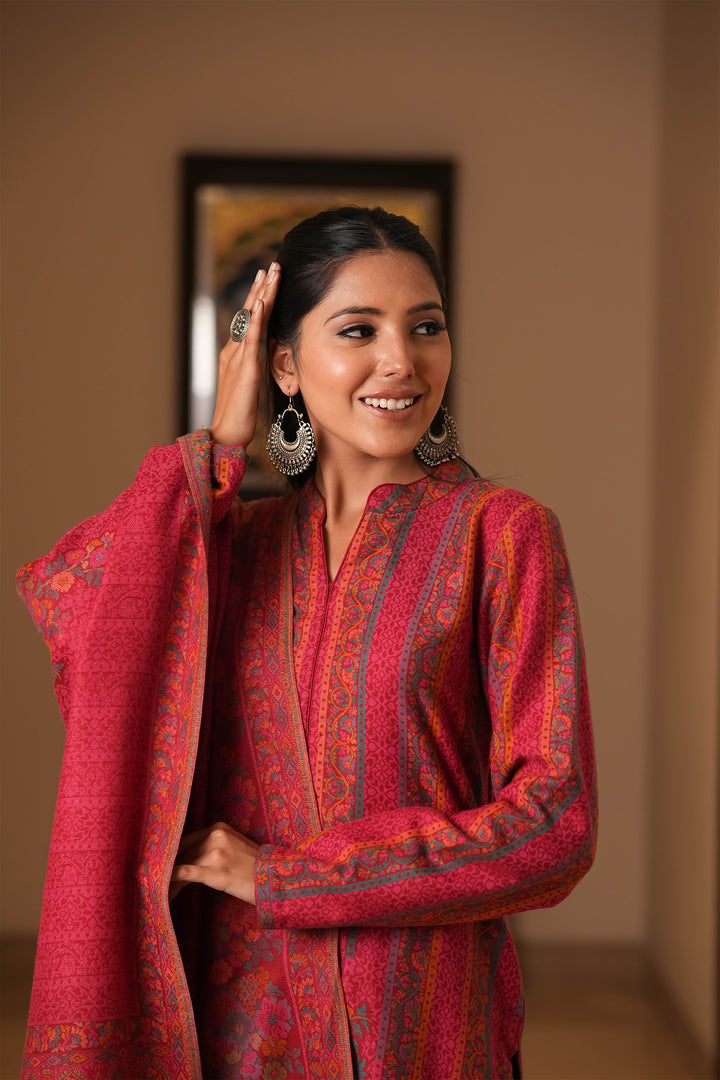 Kani Jaal Self Weave Unstitched Suit