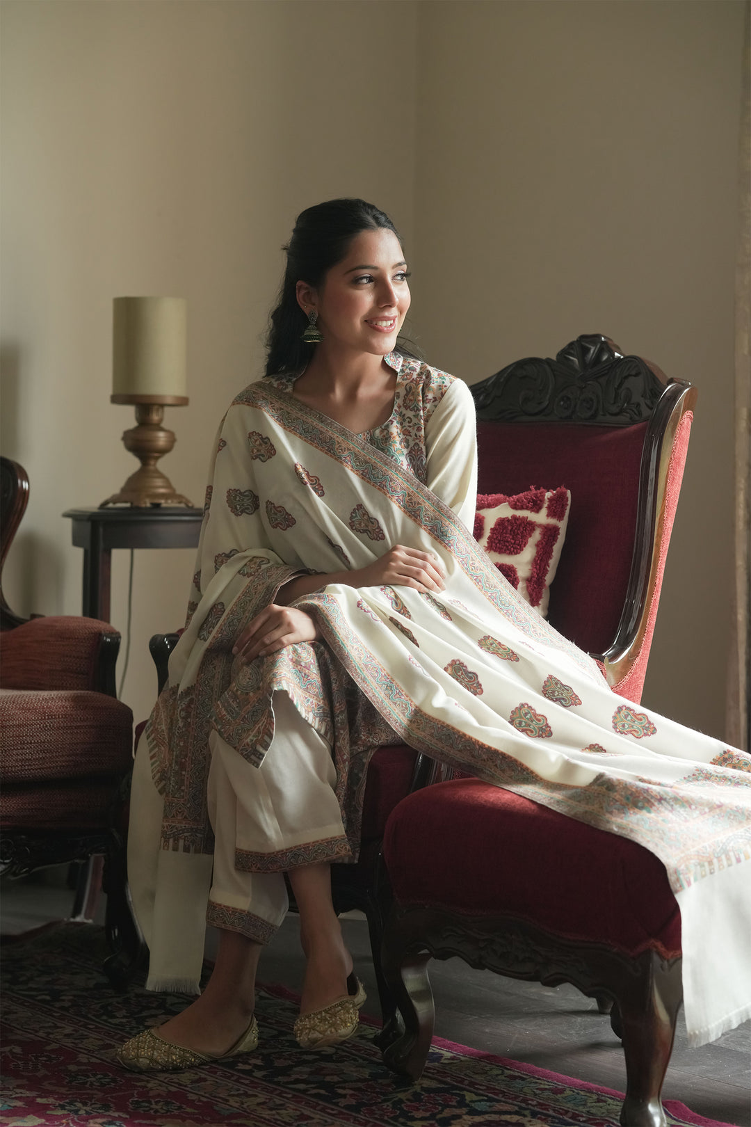 Kani Buti Unstitched Suit