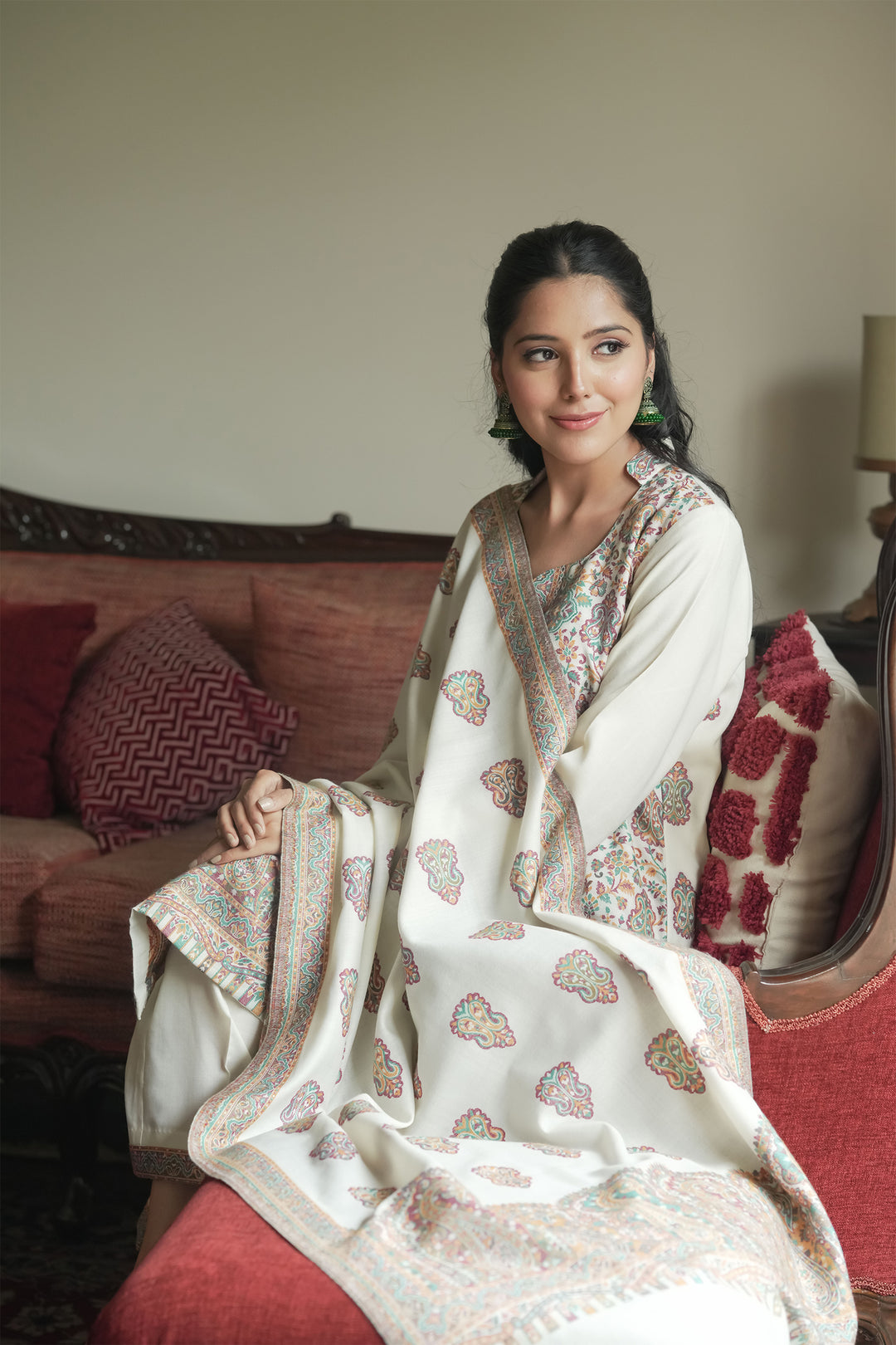 Kani Buti Unstitched Suit