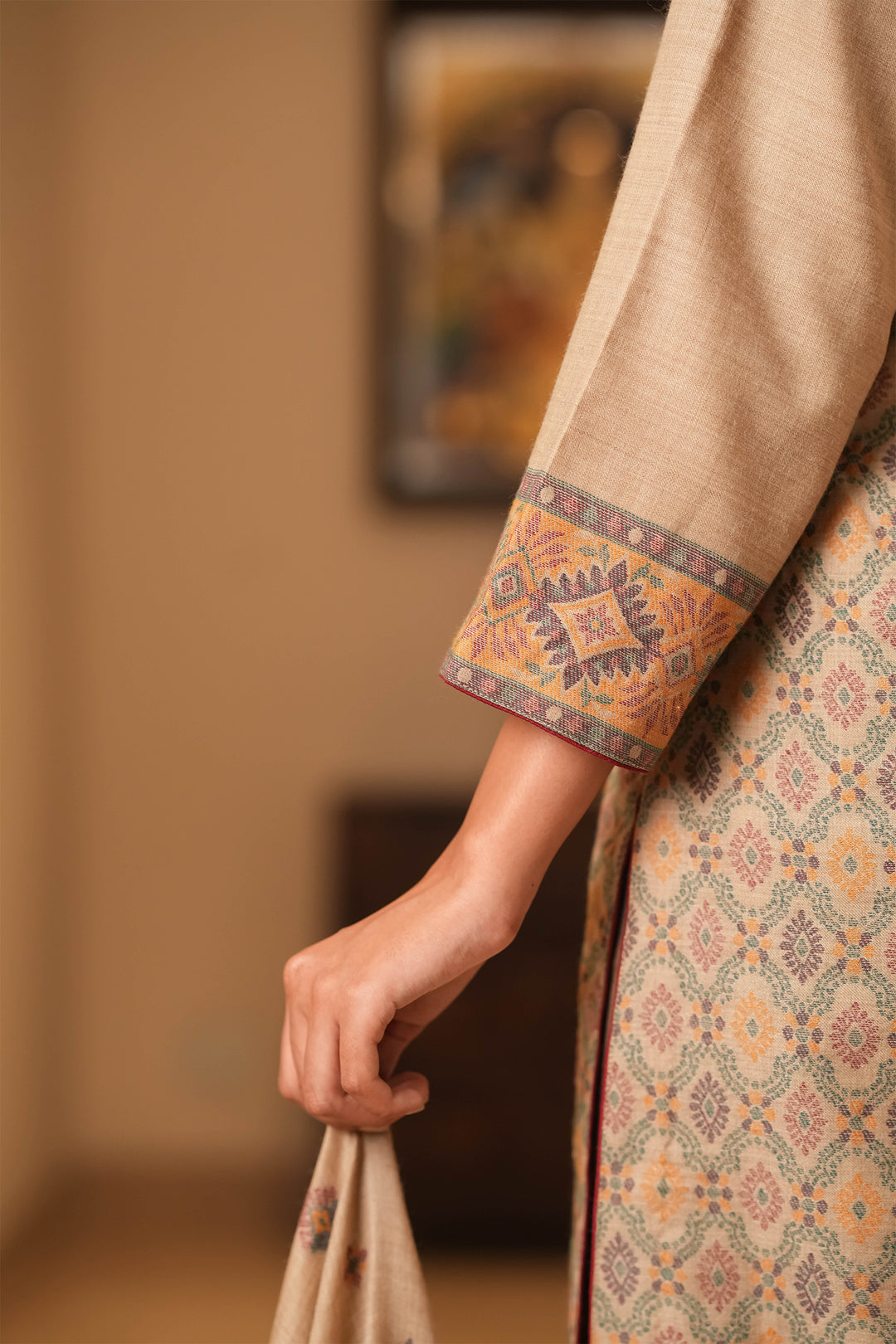 Kani Jaal Unstitched Suit With Buti Dupatta