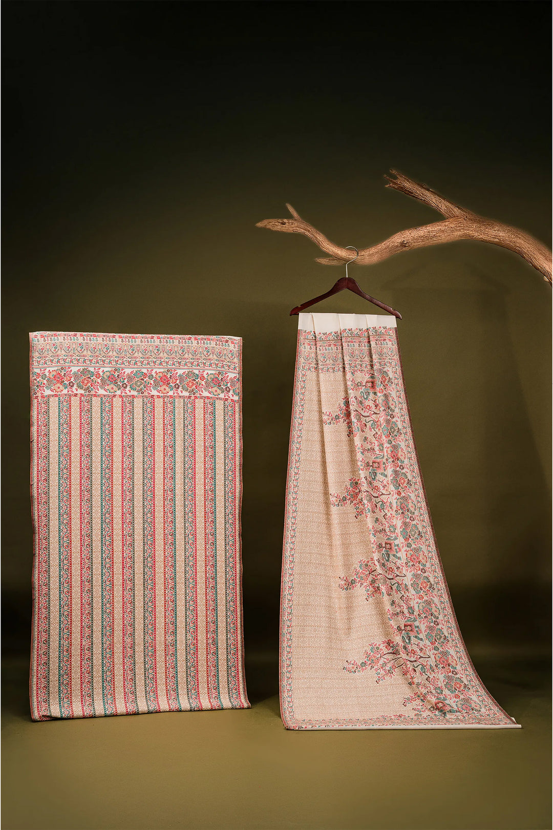 Kani Jaal Self Weave Unstitched Suit