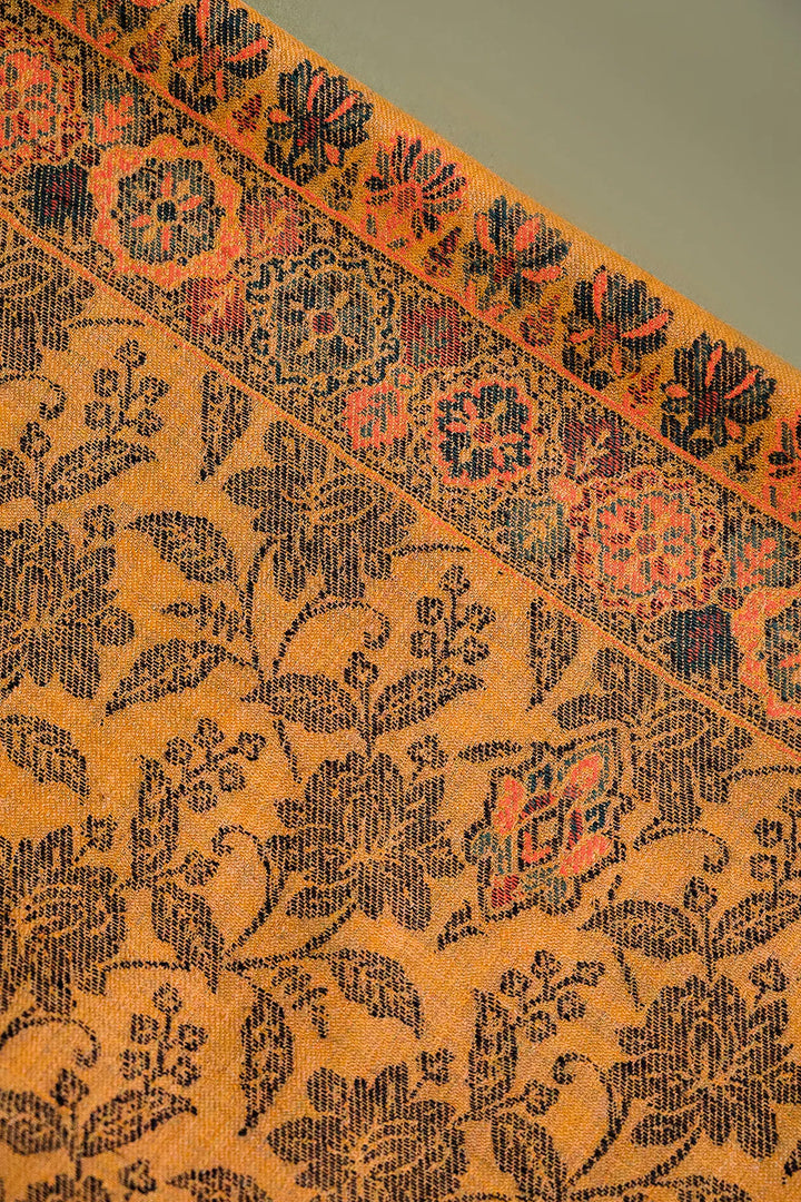 Self Woven Paisley Unstitched Suit